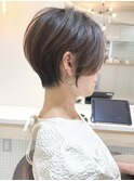 くびれショート/ショート/ショートボブ/ボブ/ハイライト