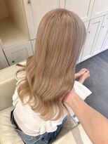 ベレーザ 渋谷神南(Beleza)&nbsp;15780ブリーチ＆ダブルカラーパールベージュホワイトブロンド