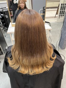 ウェーブ(WAVE) ベージュカラー/エンドカラーイエロー