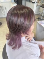 オッジ ヘアー 深谷店(Oggi Hair)&nbsp;ウルフ×グレープカラー　9月