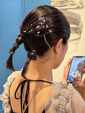 ジリッタ(JILI.TA) 銀箔がオシャレ♪タイトヘアセット