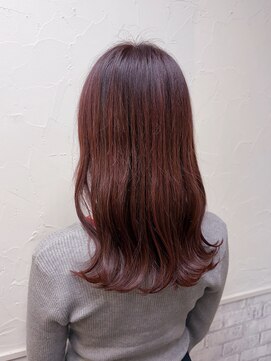 シュリット(schritt) ブリーチなしピンクカラー渋谷　momoko