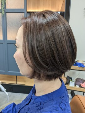 ナチュラル 古川店(Natural) 秋カラーとショートボブの艶髪ヘア