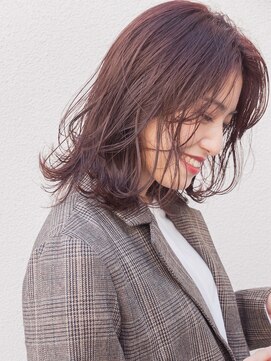 シロ(SiLO) 20代30代40代/レイヤーボブ/ラベンダー/くびれレイヤー/韓国