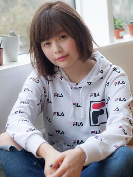 ヴィヴィ(VIVIE) 小顔くびれボブレイヤー髪質改善ココアベージュオリーブグレー