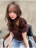 Ameri【新宿】オリーブベージュ×顔まわりレイヤー
