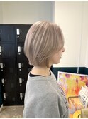 ブリーチ2回～ホワイトミルクティーベージュstylist聖斗