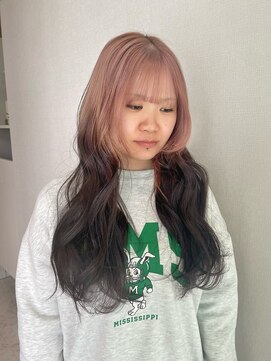 ココバイジル(CoCo by JILL) ルーツカラー/pink ×brown