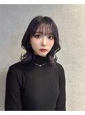 ラベンダーカラー×くびれ巻き