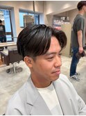 MEN'S/リバースセンターパート/ニュアンスパーマ/南堀江