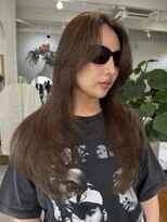 ランプヘアー(LAMP hair) layer cut × beige