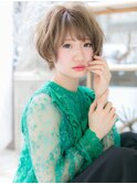 *mod's越谷*ハイトーン☆くせ毛風ゆるウェーブ小顔ショートa