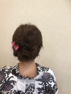 美容室 シャルドン シンプル 浴衣スタイル