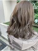透明感カラー!赤み消し!グレージュ(ブリーチなし)