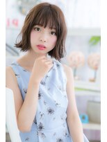 ミック 日暮里店(miq)&nbsp;外ハネカジュアル♪切りっぱなしボブa