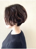無造作ウェーブ_センターパート