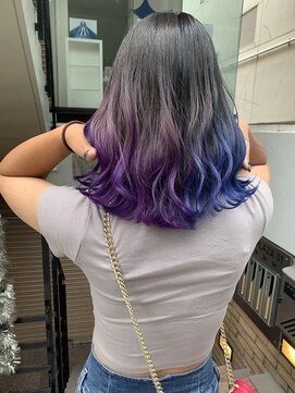 ラフ 難波店(LAFF) #黒髪#ボブルフ#ネビージュ#小顔#ワンレン