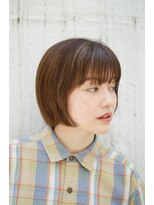 ピズム(PISM) Aラインボブ/ショコラベージュ/ミニボブ/小顔ボブ/ベビーバング