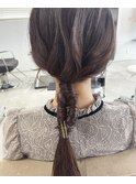 お呼ばれヘアセット