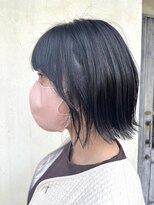 エイミーバイアフロート(amie  by afloat)&nbsp;＊ ネイビーブラックのお洒落黒髪BOB