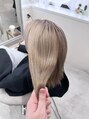 インスヘアー 梅田(INCE HAIR)&nbsp;ブリーチを用いたカラーが得意です！『ミルクティーベージュ』◎