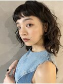 【PARK】ミディアムウルフ×ボリューミーソバージュ