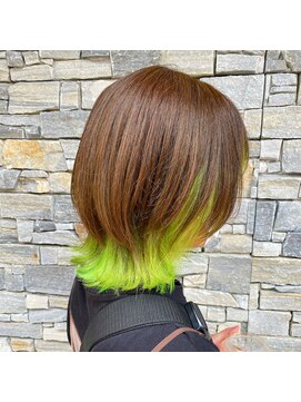 ブラン(Le BLANC) 【下地　由美】インナーカラーウルフ