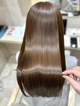 ジーナ 本八幡(Zina) 髪質改善＊ロングレイヤーグレーベージュ＊美髪【Zina本八幡】