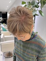 ステア ケース(stair case)&nbsp;暗い白髪染めをやめて少しずつ明るいグレージュに 50代60代