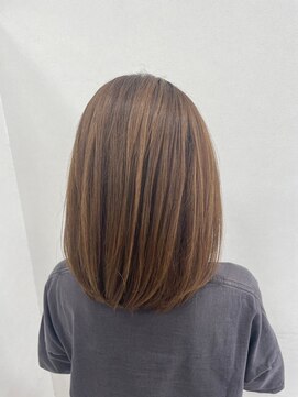 ピュア Pure 入間春日店 ハイライト白髪ぼかし