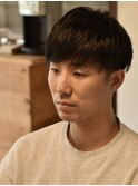 抜け感刈り上げマッシュ