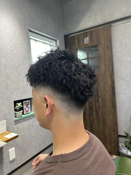 オリーブ(OLIVE) フェードカット+ツイストスパイラル
