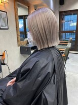 サニー 渋谷(SUNNY)&nbsp;美髪/ホワイトグレージュ/こなれミディ[渋谷/渋谷駅]