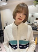 マッシュボブウルフカット