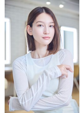 ケアリー 越谷レイクタウン(Carelly) デザインカラー/レイヤーカット/ウェットヘア/オリーブベージュ