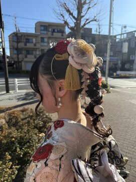 エイミーバイアフロート(amie by afloat) 大人気◎編みこみポニー