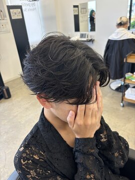 ラッドバイプティパ(rad...by petit-pas) ☆フェザーパーマ/マッシュ/センターパート/水戸/メンズ/学割