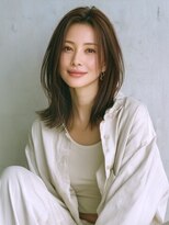 アルトリスト(Altruist Aging×HAIR&SPA)&nbsp;★ダークアッシュ大人ガーリーボブ着物ミディアムレイヤーカット