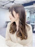 エアリーカール/小顔/ロング/レイヤー/前髪/シースルーバング