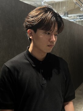 カウンター(COUNTER) メンズセンターパート/フェザーパーマ【初回 ￥11500円】