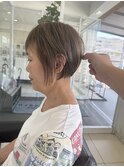 【50代・60代限定】まとまり艶ショートボブ/髪質改善/しらさん