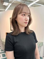 ノエ(noe)&nbsp;くびれヘア/アプリコットオレンジ/ハイライトカラー/栄c182