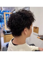 エテバイリリア メンズサロン 堺市駅前店(ete by LILIA.)&nbsp;スパイキーショート/波巻きパーマ/ショートスタイル