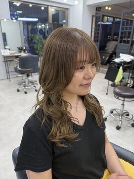 クラン 六甲道(Chlan) 柔らかアッシュベージュふんわりレイヤー