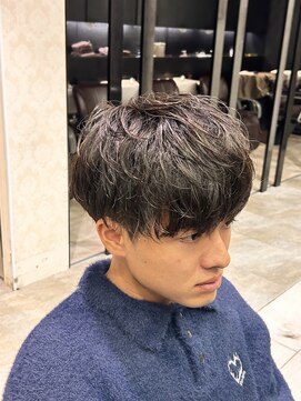 ナチュラルシャドウパーマ×ダウンパーマ