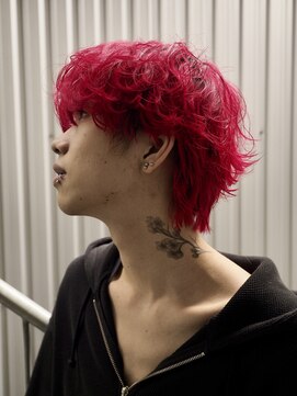 メゾンフォーメン(Maison for men) マッシュウルフ×レッドカラー