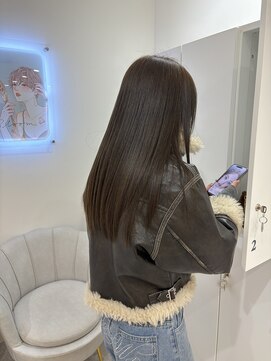 ロンドブルーム 天神大名店(Lond Bloom) ブラウンカラー/ブリーチなしカラー/ヘアアレンジ/福岡天神/20代