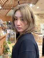 マッシュ アドベ 八戸ノ里(MASHU ADOBE)&nbsp;ミルクティーベージュ/ブリーチ/ダブルカラー