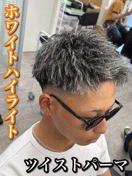 Men’s salon ROOST 南堀江店 Men'sカット/Men'sパーマ【5/4 NEW OPEN（予定）】 MEN’S HAIR/波巻きツイストスパイラル/リバースセンターパート