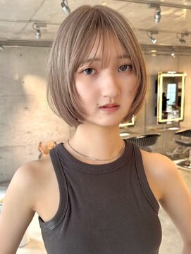 スクリーンギンザメゾン 銀座(SCREEN GINZA MAISON.) イメチェン/ピンクベージュ/アンブレラカラー/前髪/銀座